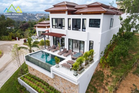 Exquisite 3 bed Sea View pool villa in Choeng Mon