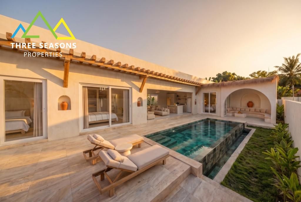 Greek Balinese 3 bed pool villa 200 meter from the beach – Koh Samui