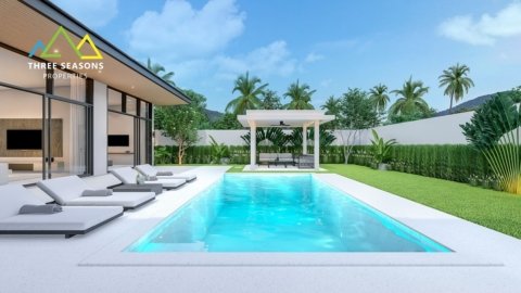 Spacious 3 bed Modern/Bali style pool villa