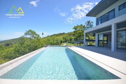 Stunning Brand New 4 bed Sea view Pool villa in Bophut