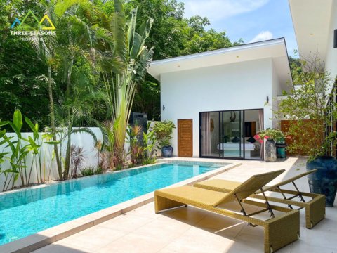 Modern 4 bed Pool villa in Tranquil Mae Nam