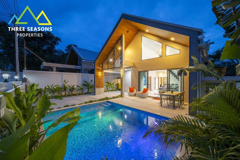 Modern 3-Bedroom Pool Villa in Prime Chaweng