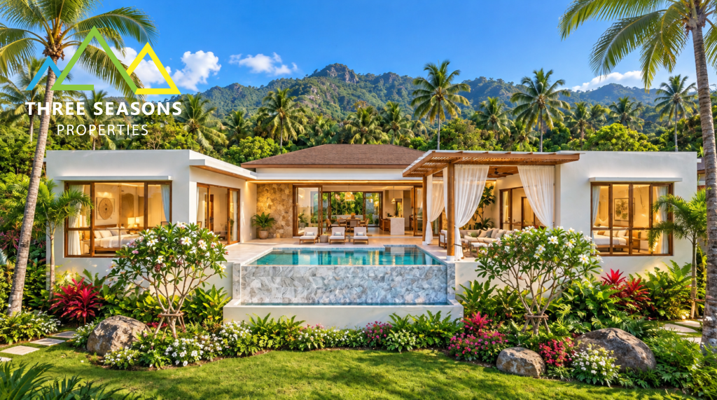 Affordable 2 Bed Pool Villa with Sea View – Koh Samui