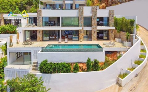 Luxury 4 bed Villa with breathtaking Seaview in Bophut