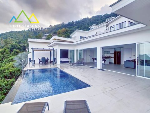 Pool villa, sea view villa, villa with studio apartments, villa Koh Samui