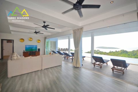 Prime Located 6 bed Palace with Panoramic Ocean views in Choeng Mon
