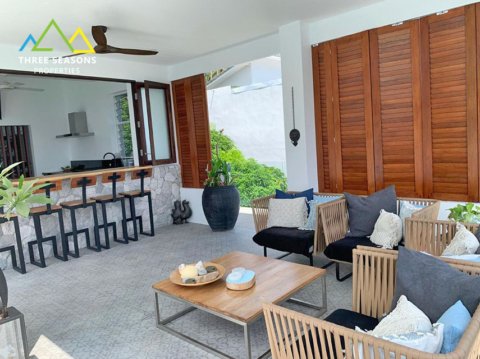 Magnificent 3bed + 1 app sea view pool villa in Chaweng