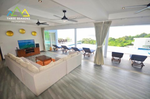 Prime Located 6 bed Palace with Panoramic Ocean views in Choeng Mon