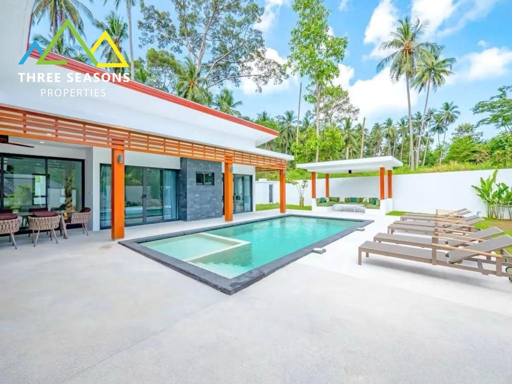Exclusive Tropical 3 Bed Villa Surrounded by Coconut Palms – Koh Samui