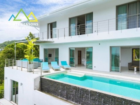 Sea view pool villa for sale, Koh samui villa for sale, Sea view pool villa for sale Bophut