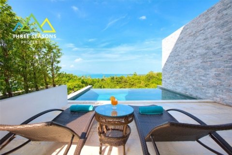 Modern sea view pool villa, modern sea view pool villa for sale, villa for sale Koh Samui