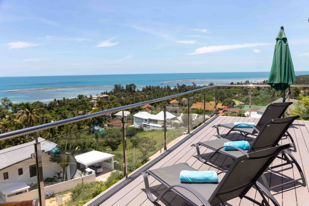 Amazing sea view 3 Bed Sea View Villa ko samui