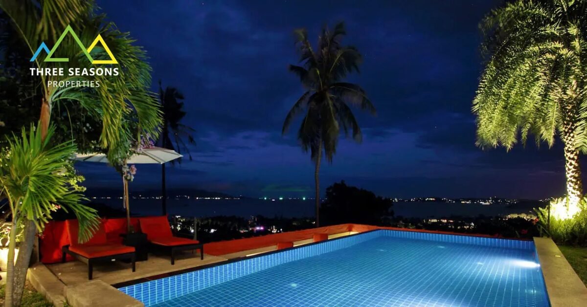 Beautiful 5 Bed Sea View Villa night picture