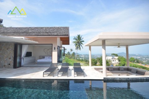 Panoramic sea view villa for sale in koh samui