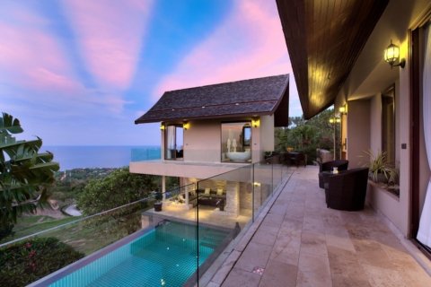 Panoramic sea view villa for sale koh samui