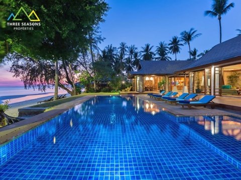 Exceptional large beach front in Lipa noi, Koh Samui