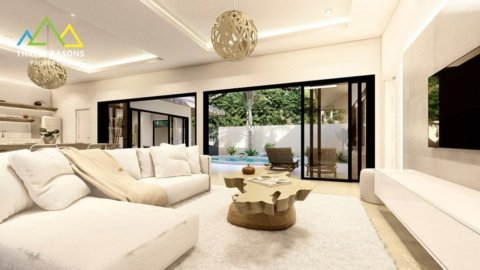 Luxury 2 beds villa next to the beach in a prime area, in Koh samui