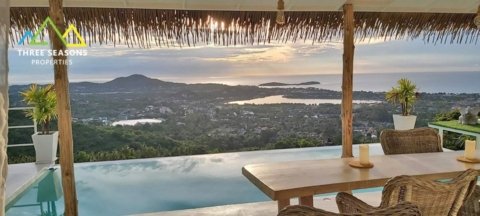 3beds villa with a Mesmerizing sea view, In Koh Samui