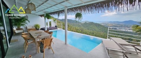 3beds villa with a Mesmerizing sea view, In Koh Samui