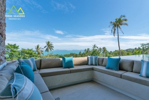 Magnificent villa with 180* Sea view, in Koh Samui