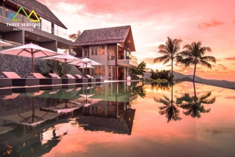 Ultra-Luxurious 6-Bedroom Villa with Stunning Ocean Views in Bophut Hills, Koh Samui