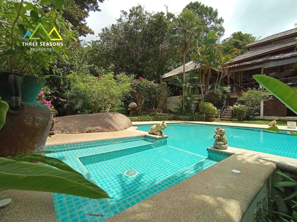 Bali style villa for sale ko samui