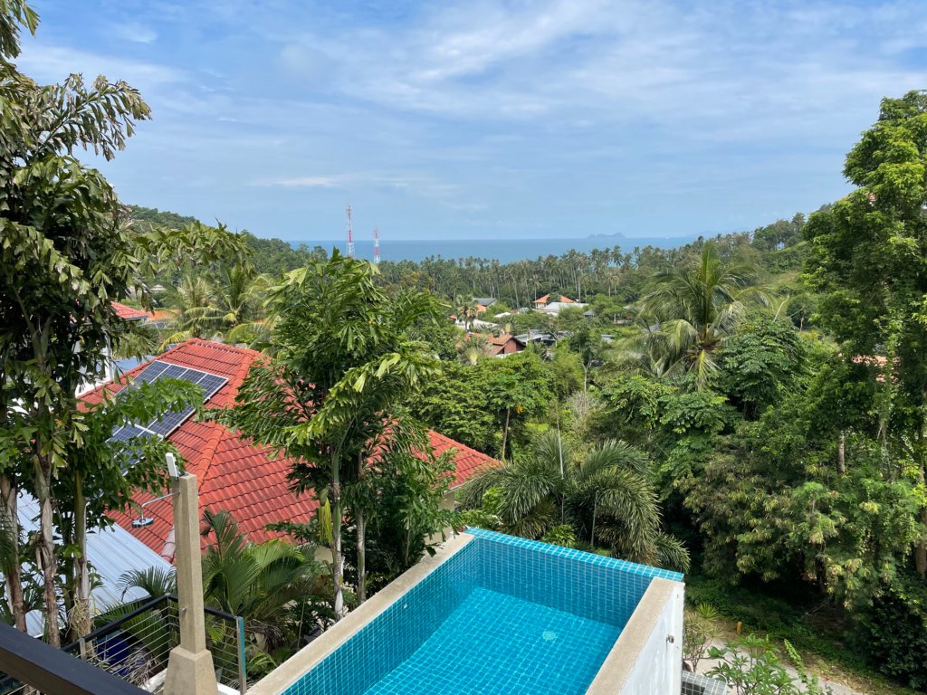 Beautiful sea view villa for sale in lovely residence ko samui