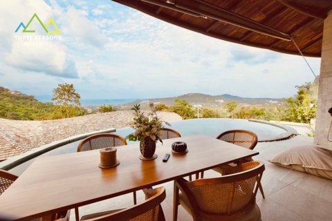 Tropical 3 Beds Sea View Villa for sale in ko samui