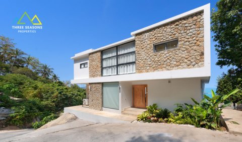 Modern 5 Bedroom Pool Villa with a Stunning Seaview in koh samui