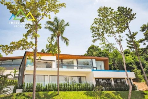 3-5 Bedroom Sea view pool villa for sale, villa for sale Maenam, luxury villa for sale Koh Samui