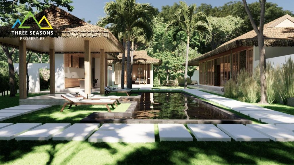 modern-Balinese 3 beds pool villa in koh samui