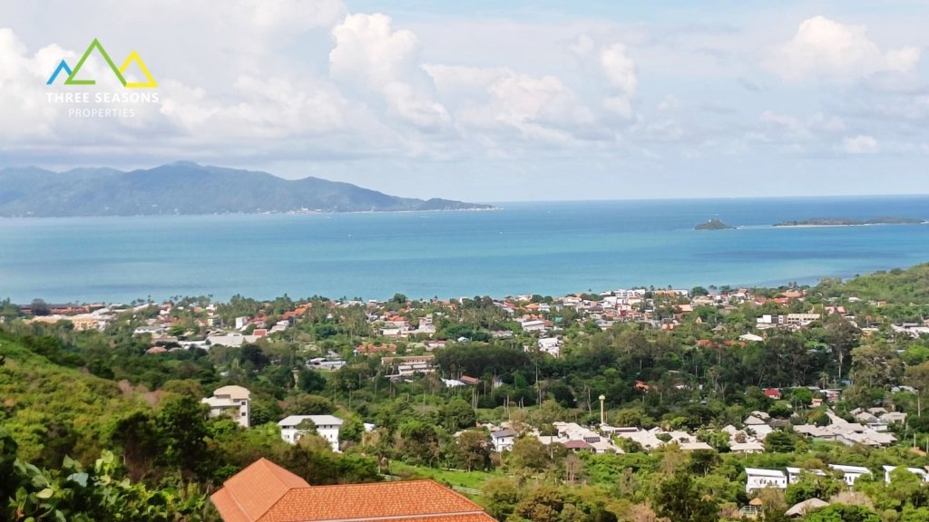 Sea view land in Bophut, Koh Samui