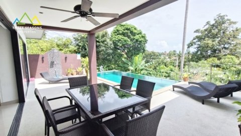 Business opportunity for a sea view villa with 4 apartments in Koh Samui