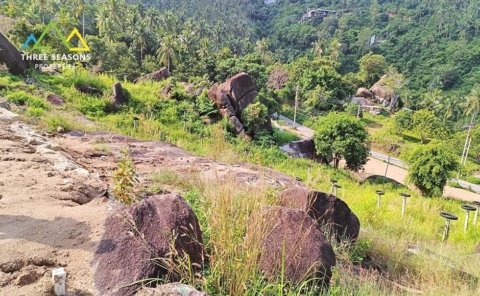 4 plots with a mountain view in Chaweng Noi, Koh Samui
