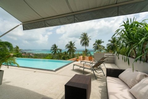 3-Bedroom Villa with Unobstructed View Overlooking Chaweng Bay, in koh Samui