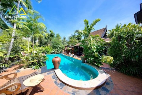 Magnificent Lanna style 3 bed pool villa in Bophut