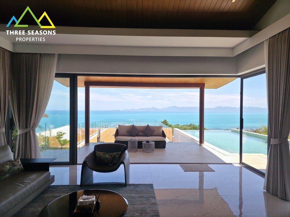 Modern sea view villa with private pool in Bang Por Koh Samui