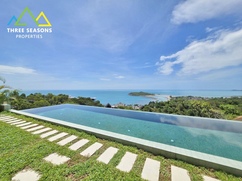 Koh Samui villa with infinity pool and sea view