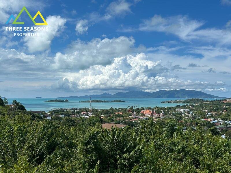 180-degree sea view land for sale in Plai Laem, Koh Samui