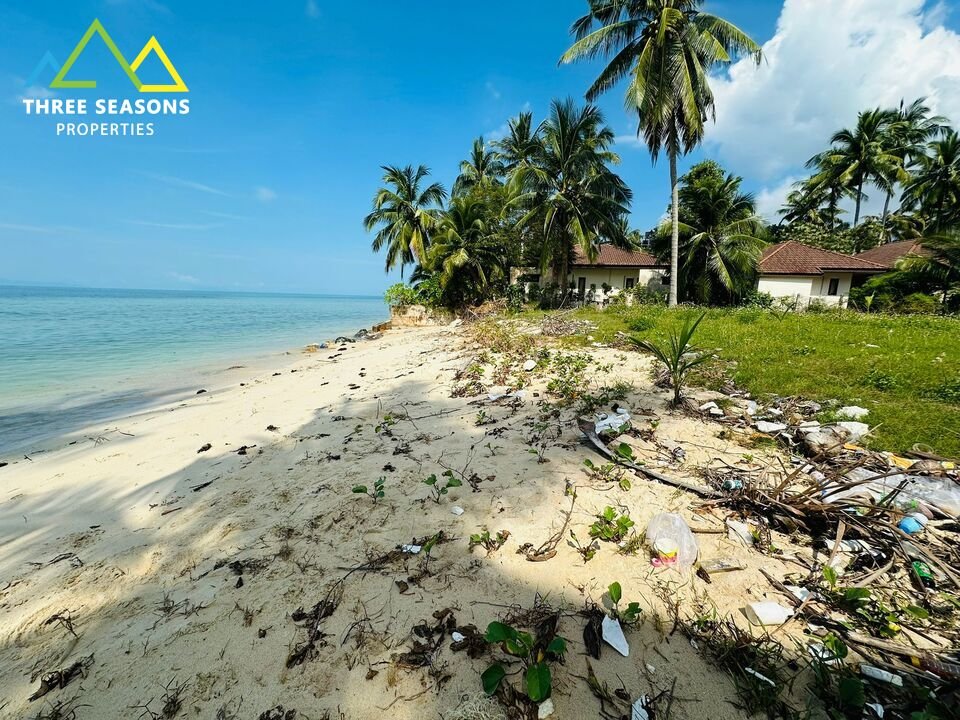 7670 sqm beachfront land in Taling Ngam with 20m direct beach access