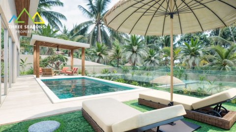 Beautiful 3 Beds Private Villa for sale in ko samui - Freehold - Chanote title - Jungle view