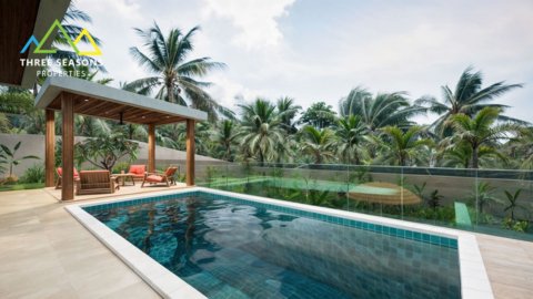 Beautiful 3 Beds Private Villa for sale in ko samui - Freehold - Chanote title - Jungle view