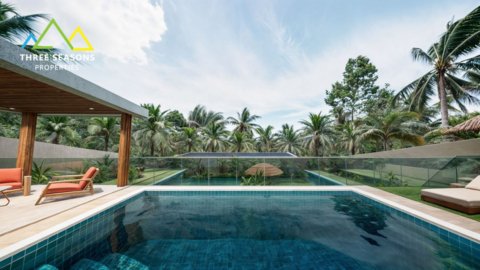 Beautiful 3 Beds Private Villa for sale in ko samui - Freehold - Chanote title - Jungle view