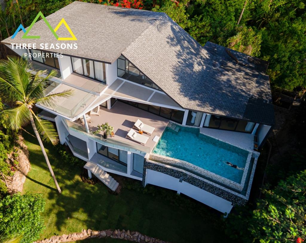 Contemporary 5-Bedroom Sea View Villa in Bangpor Hills – Koh Samui